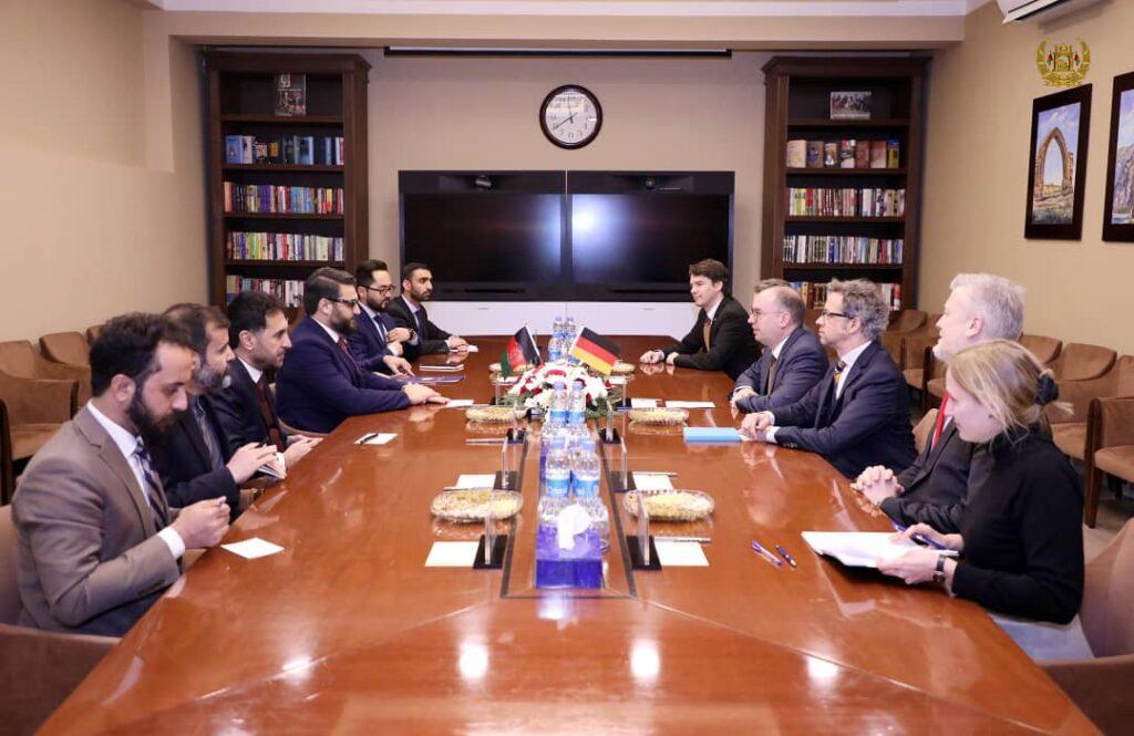 Mohib, German FM discuss Afghan peace, security situation