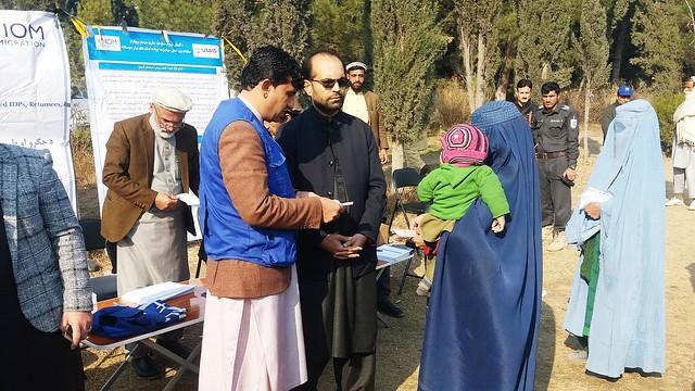 Nangarhar displaced families receive aid