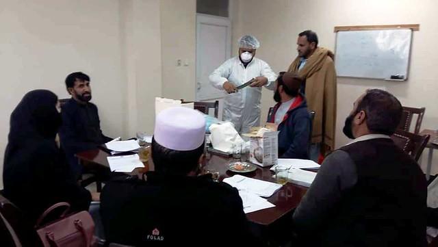 Nangarhar healthcare workers