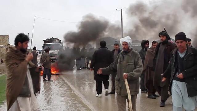 Jawzjan residents’ protest