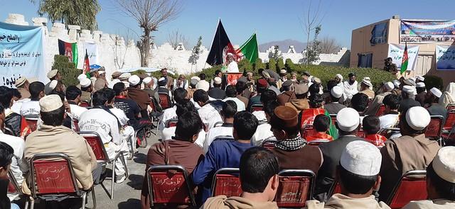 Nangarhar residents call for ceasefire, intra-Afghan talks