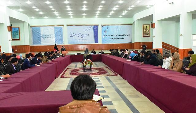 Bamyan people hold conference on peace process