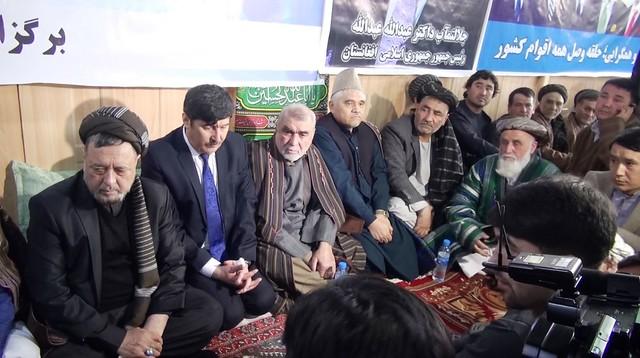 Public gatherings support Ghani, Abdullah in Balkh