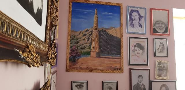 نمايشگاه آثار نقاشى به حمايت از صلح درغور راه اندازى شد