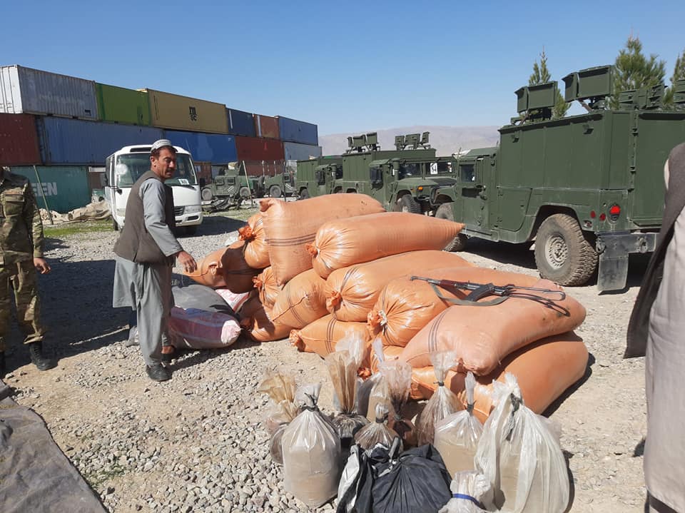 Uruzgan police seize large cache of drugs