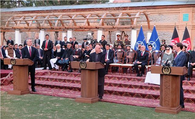President Ghani, Esper & Stoltenberg