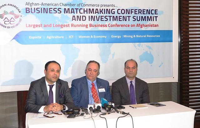 Afghan-American chamber of commerce press conference