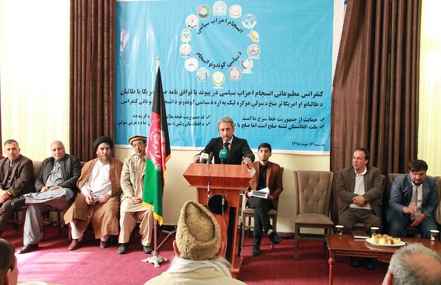 Press conference on peace agreement