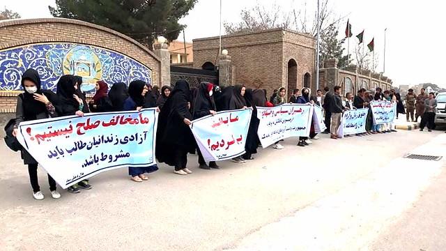 Herat women criticize Taliban inmates release