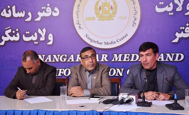 Nangarhar governor press conference