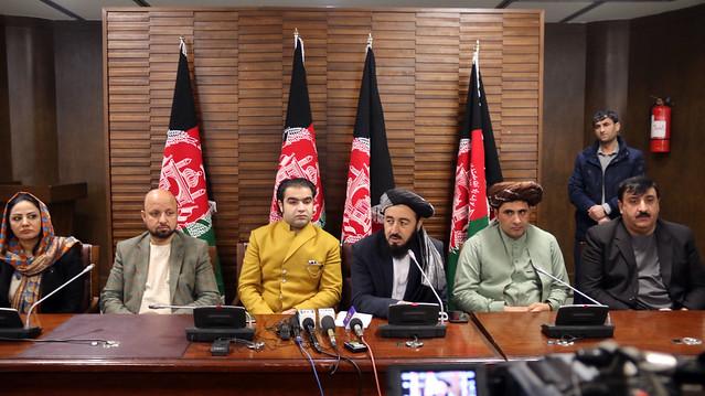 Herat public representatives press conference
