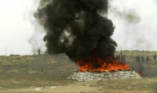 35 tons drugs torched in Jawzjan