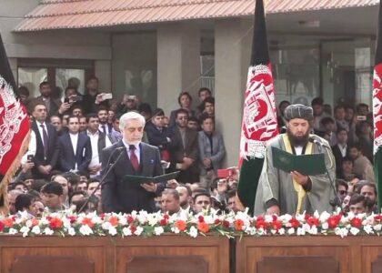 Abdullah takes oath as president in rival ceremony