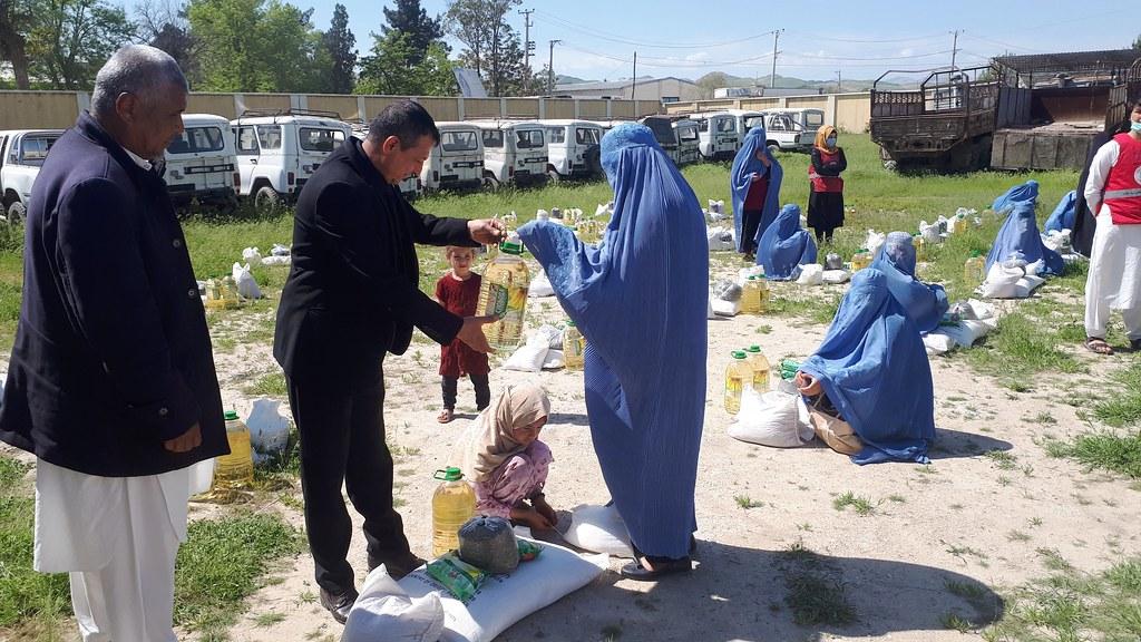 Needy families in Faryab province