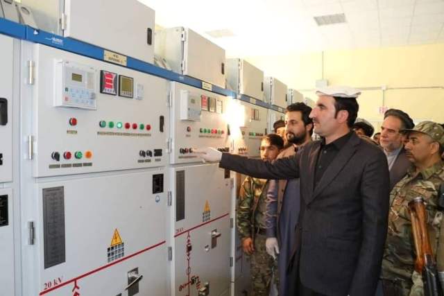 پکتیا کې ۲،۳ میلیارده افغانیو په لګښت د بریښنا يو سب ستیشن پرانستل شو