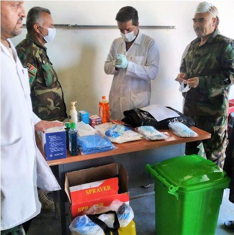 Covid-19:  Maiwand Corps get critical supplies