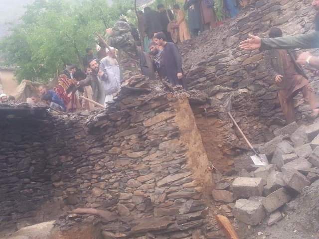 Children among 6 of a family killed in Kunar roof cave-in