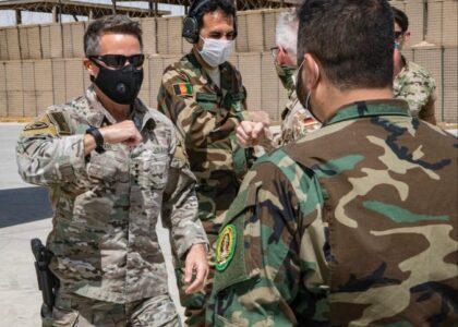 Khalid, Gen. Miller visit Balkh to assess security situation
