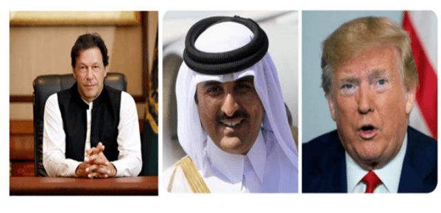 ټرمپ د پاکستان او قطر له مشرانو سره افغانستان کې د تاوتریخوالي پر کمولو خبرې کړې دي