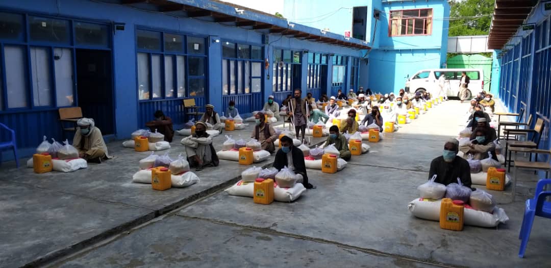 Provided Food for poor families