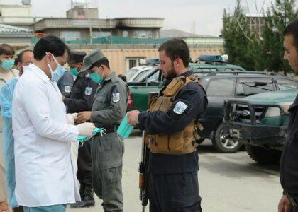 Herat officials get Iran-donated face masks