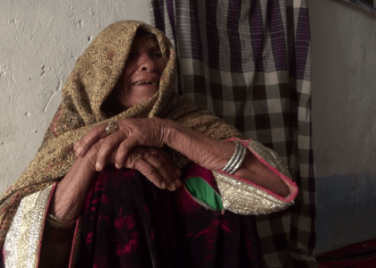 Durkhani who lost 3 sons looks after 15 grandkids