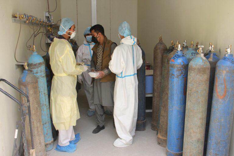 5 Covid-19 patients died of oxygen shortage in Parwan