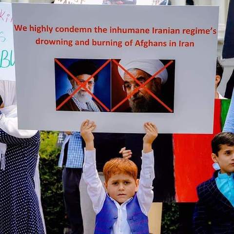 په بریتانیا او جرمني کې هم افغانانو د ایران پرضد لاریونونه وکړل