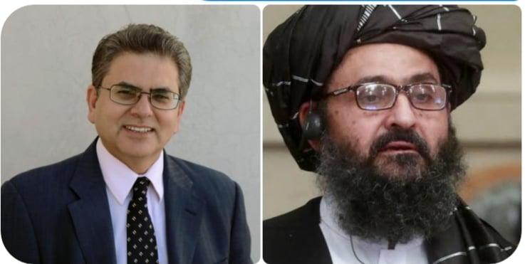 نماینده ویژه پاکستان برای افغانستان با ملا برادر در مورد صلح گفتگو کرده است