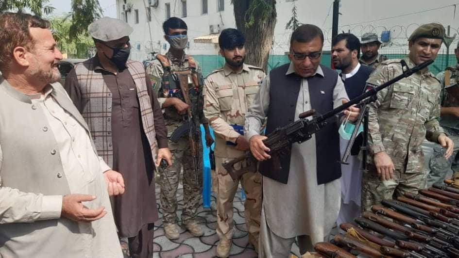 515 weapons surrendered to DIAG in Nangarhar