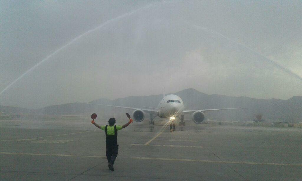 Covid-19: First international flight lands in Kabul