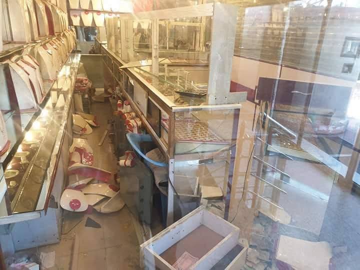 افرادمسلح ازمارکيت طلا فروشى درشهرکابل مقدارزياد طلا را به سرقت بردند