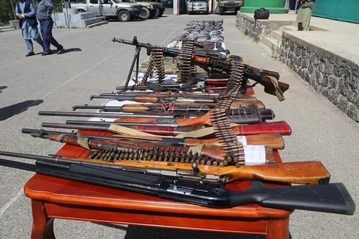 در کاپيسا ١٠٣ ميل اسلحه به پروسه داياک تسليم داده شد