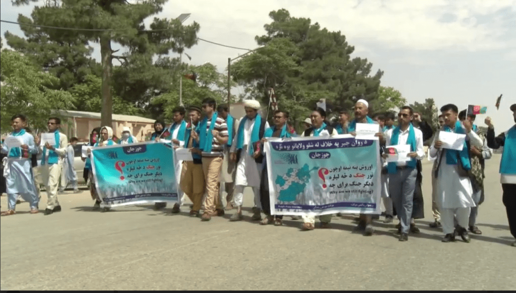 فعالان مدنی جوزجان: طالبان و دولت برای ختم جنگ راهکارمناسبی را جستجو نمایند