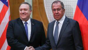 Pompeo, Lavrov confer on Afghanistan