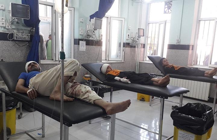 45 civilians suffer causalities in Herat blitz