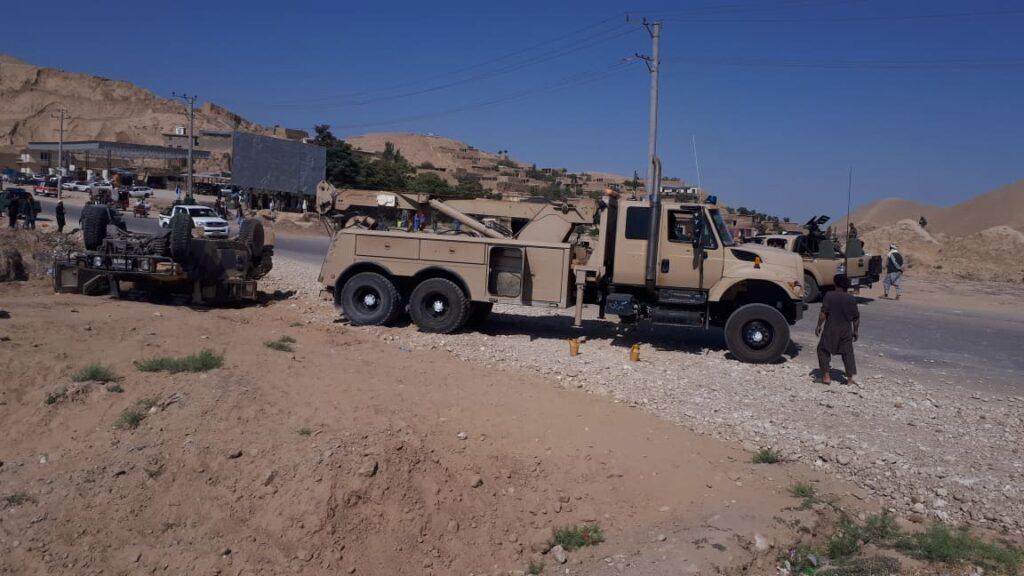 در یک رویداد ترافیکی در پروان پنج تن کشته و زخمی شدند