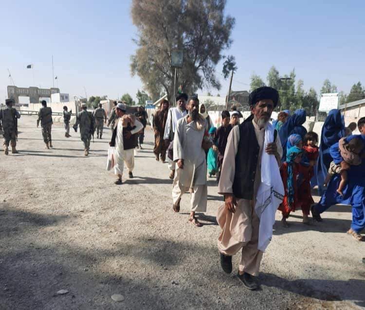 د چمن- سپین بولدک لار نن د یوې ورځې لپاره د خلکو پرمخ خلاصه شوه