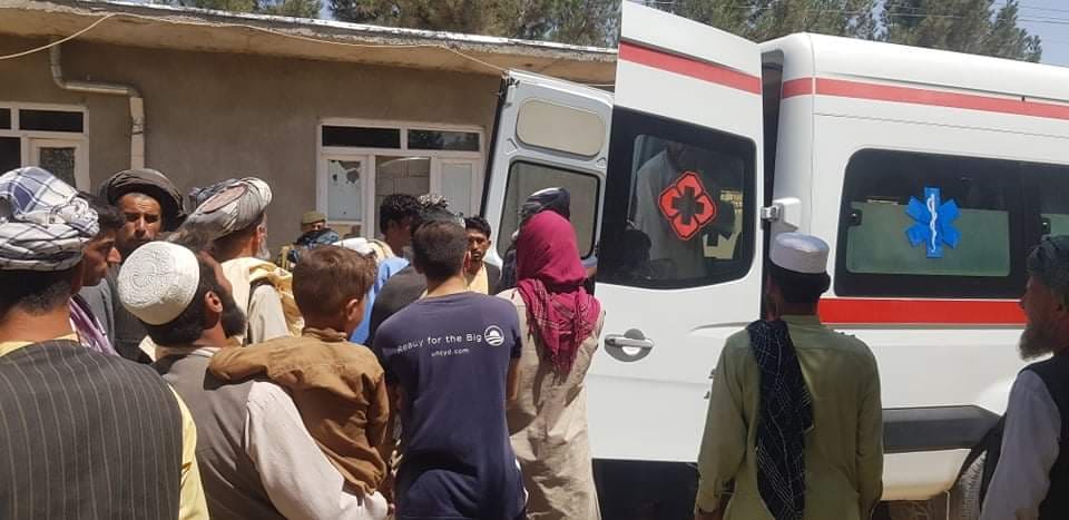 «شش فرد ملکی در اثر اصابت هاوان نیروهای دولتی در فاریاب زخمی شده اند»