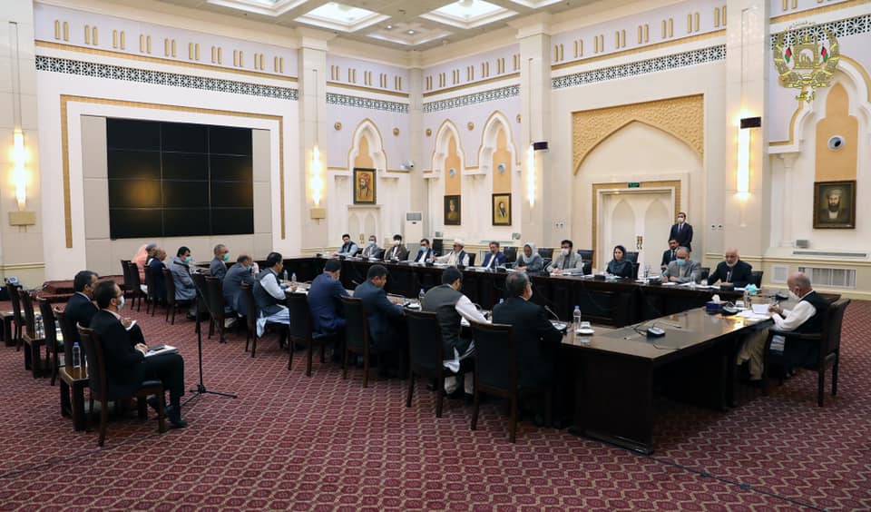 رئیس جمهور با هیات مذاکره کنندۀ دولت افغانستان، دیدار کرد