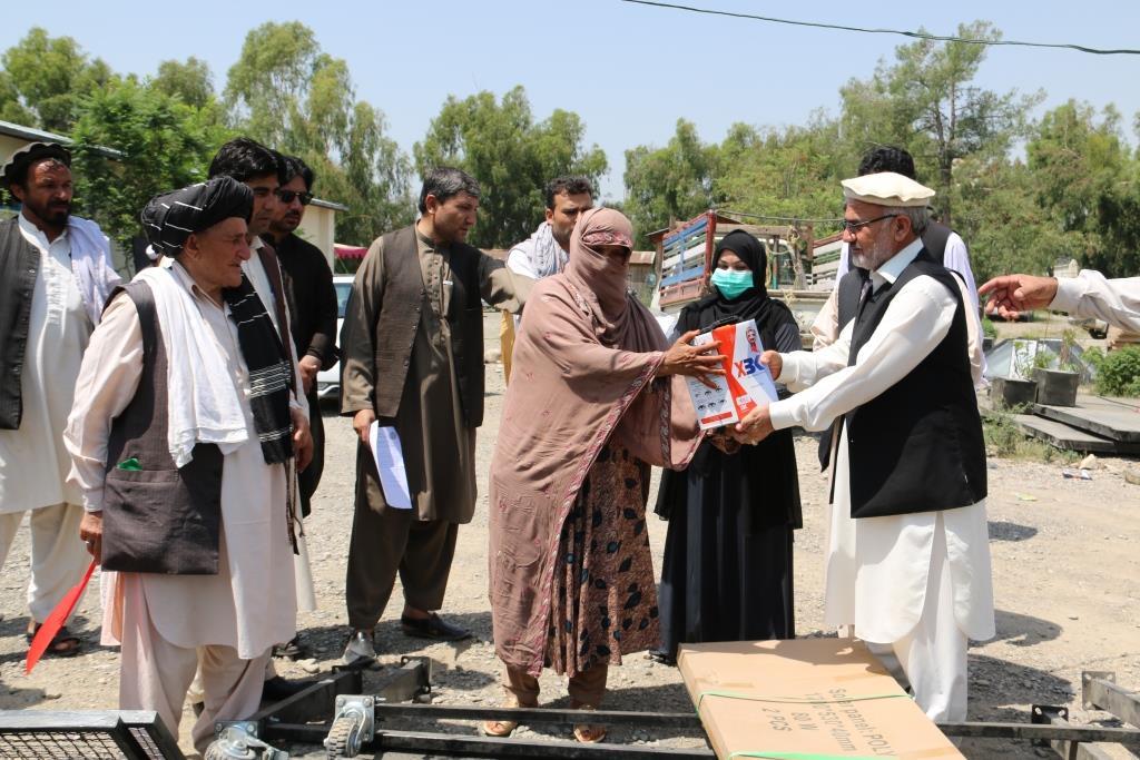 Khost farmers get machines to dry fruits, vegetables