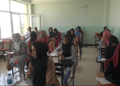 Thousands of Balkh students take part in Kankor exam