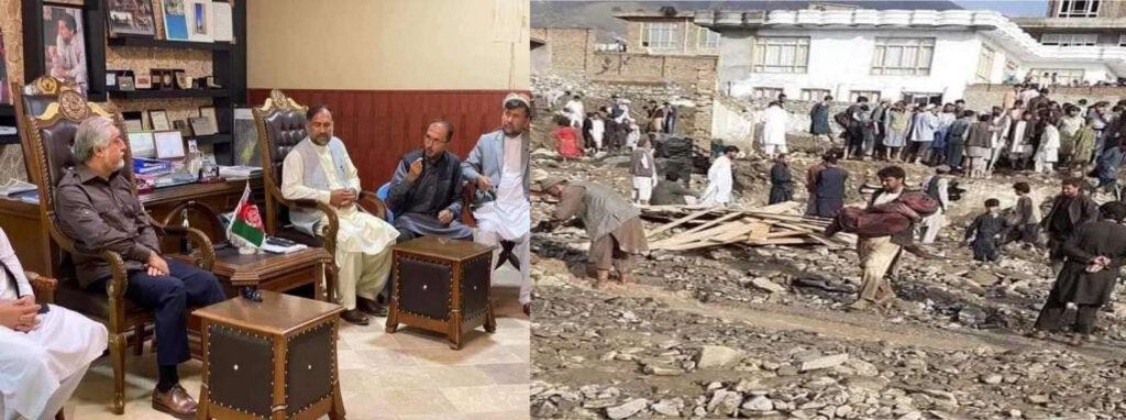 مسوولان محلى پروان : برعلاوۀ ٣٥٠ کشته وزخمى هنوزهم ده ها تن نالادرک مى باشند