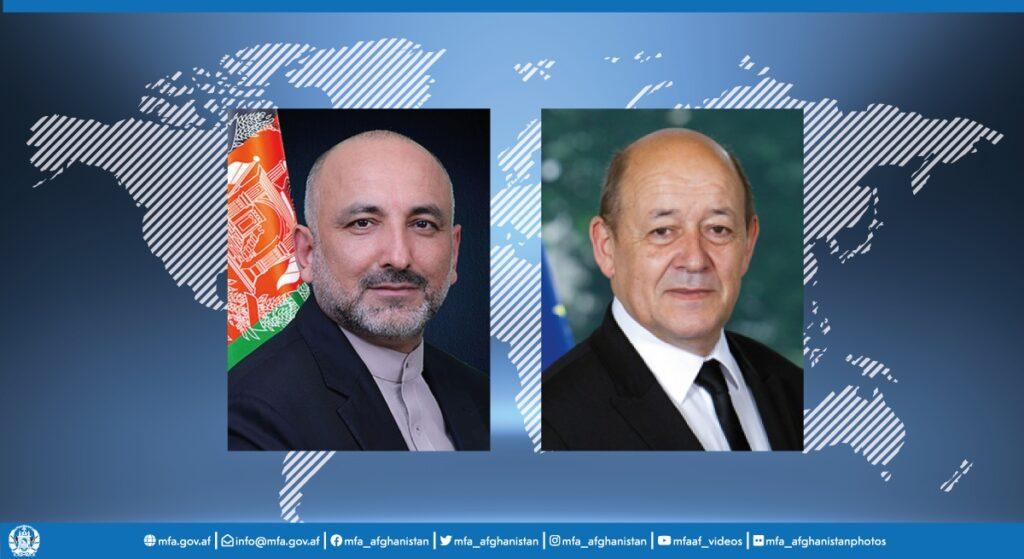 Kabul, Paris discuss ties, intra-Afghan talks