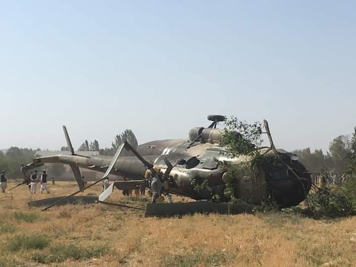 Army helicopter crashes in Takhar province