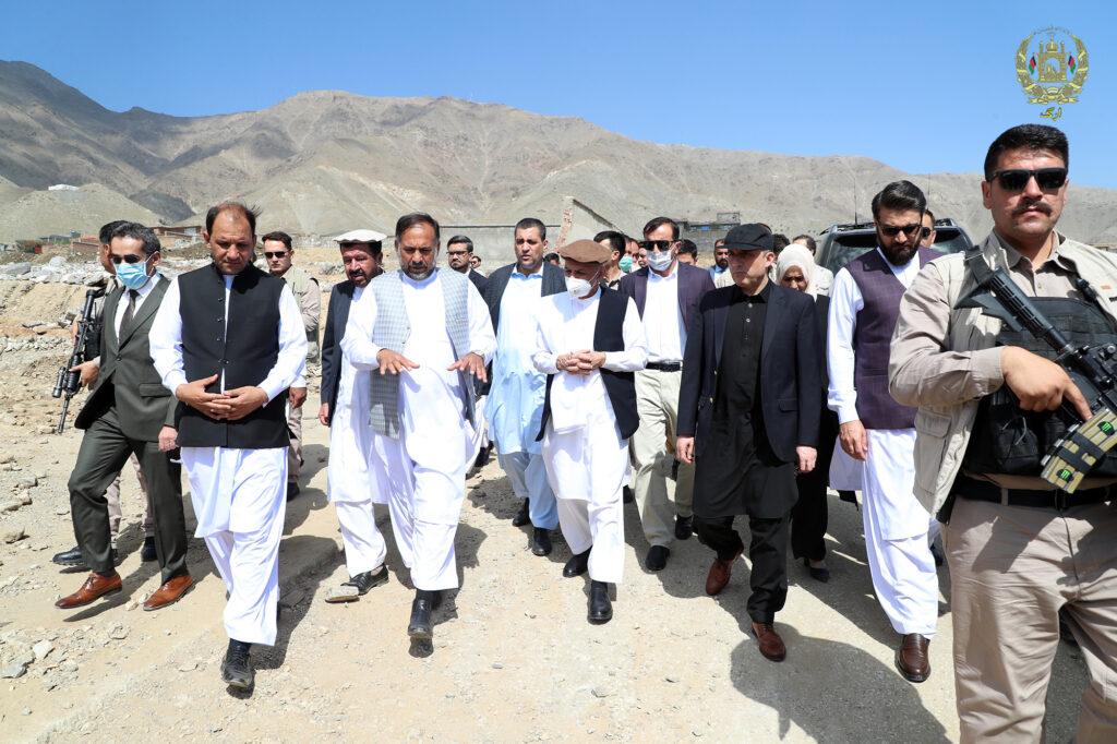 Ghani meets flood-affectees in Charikar, vows relief