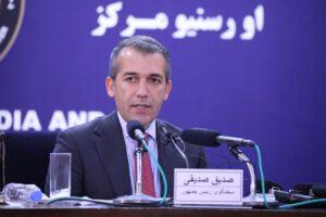 Awaiting Taliban’s call to commence talks: Sediqi