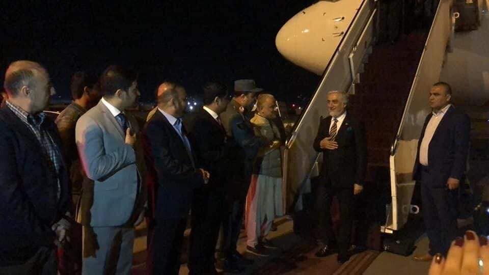Abdullah, Atmar return to Kabul from Doha