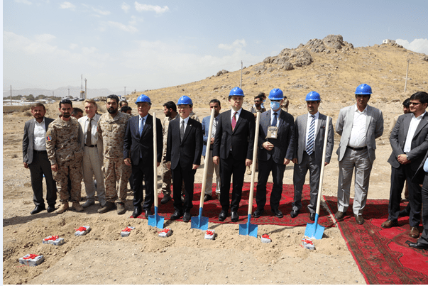 Consruction work on K9 headquarters kicked off in Kabul