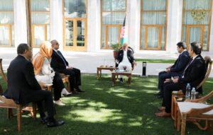 Ghani, Lyons confer on Afghan peace efforts